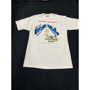Vtg Lake Street Shirts Single Stitch Billy Bob's Road Kill Graphic T Shirt Sz L